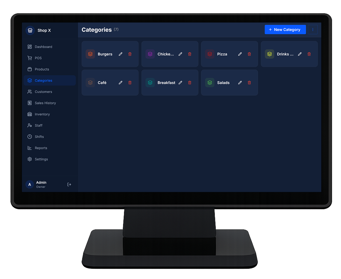 MozStock — Category Management